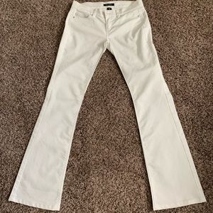 WHBM white jeans boot cut
